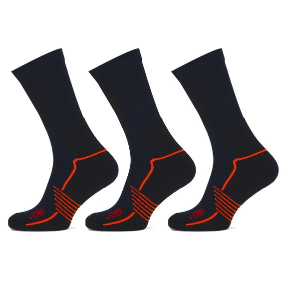 STAPP Wandelsokken Active Outdoor Bamboe 3-pack Marine