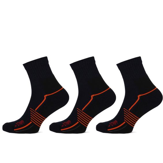STAPP Wandelsokken Quarter Active Outdoor Bamboe 3-pack Marine