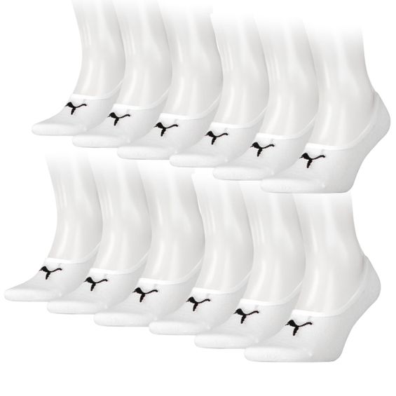 Puma Footies 12-pack Unisex Wit