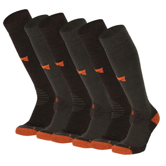 Xtreme Outdoor Sokken Compressie 6-pack Multi Green