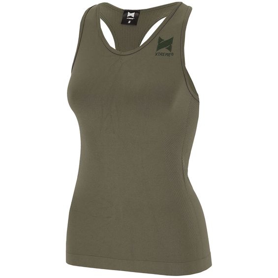 Xtreme Sportswear Sport Singlet Dames Army Green
