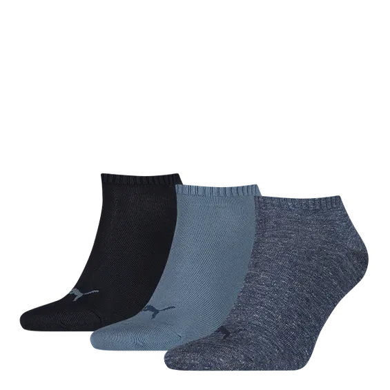 Puma Sneakersokken 3-pack Denim