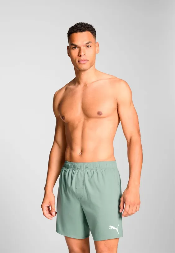 Puma Zwembroek Heren Mid Shorts Dark Sage