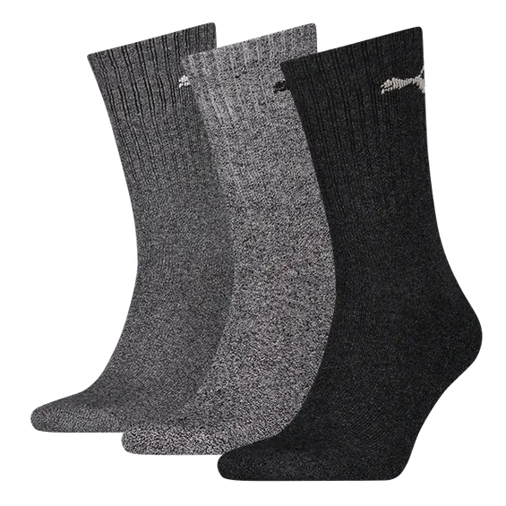 Puma Sportsokken Anthracite/Grey 3-pack