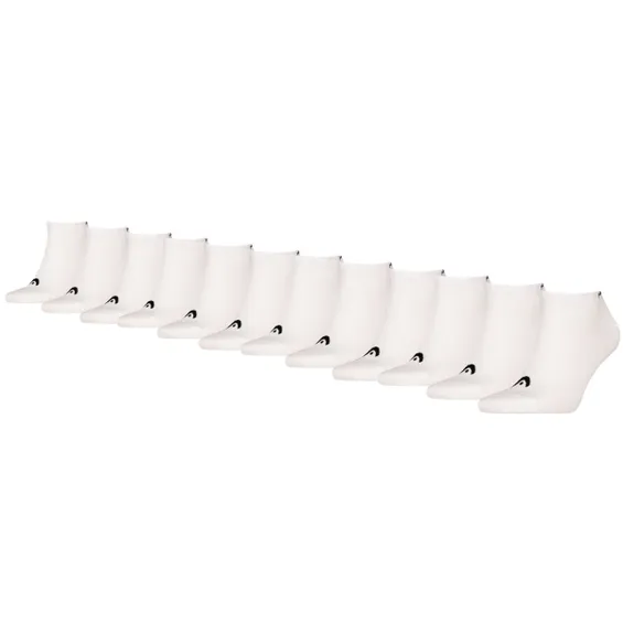 HEAD Sneakersokken Training 12-pack Wit