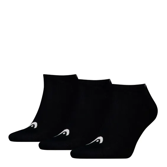 HEAD Sneakersokken Training 3-pack Zwart