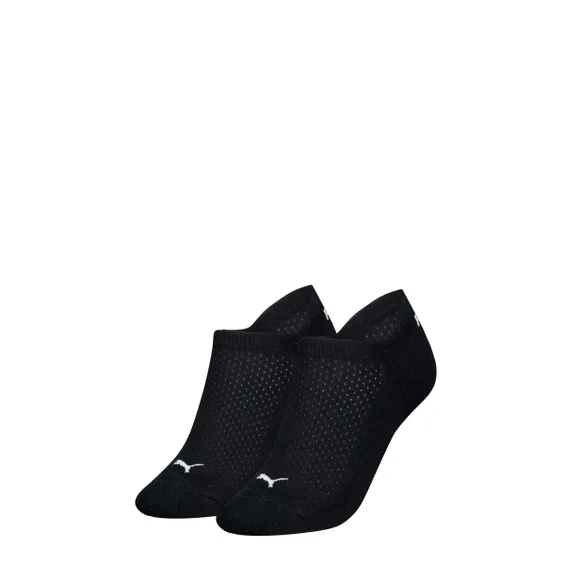 Puma Sneakersokken Dames Cushioned 2-pack Zwart