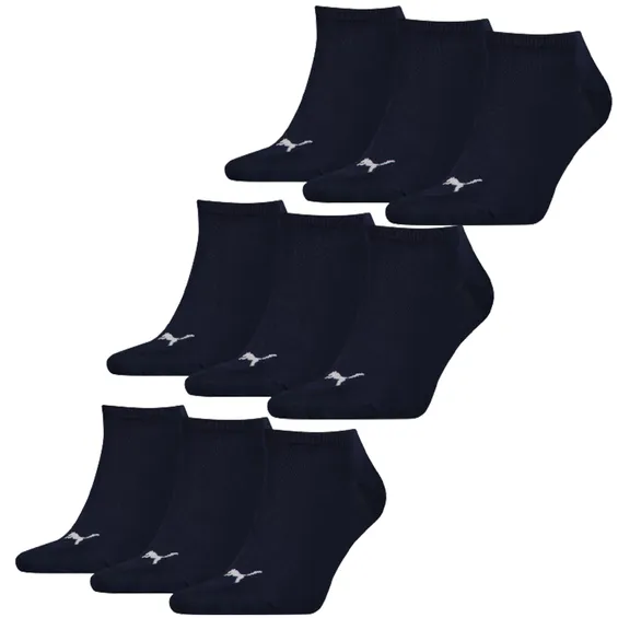 Puma Sneakersokken Plain 9-pack Navy