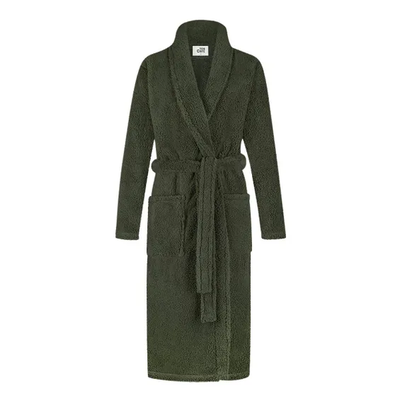 Ten Cate Badjas Dames Teddy Forest Mist