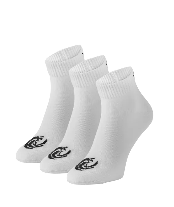 Vinnie-G Quartersokken 3-pack Wit